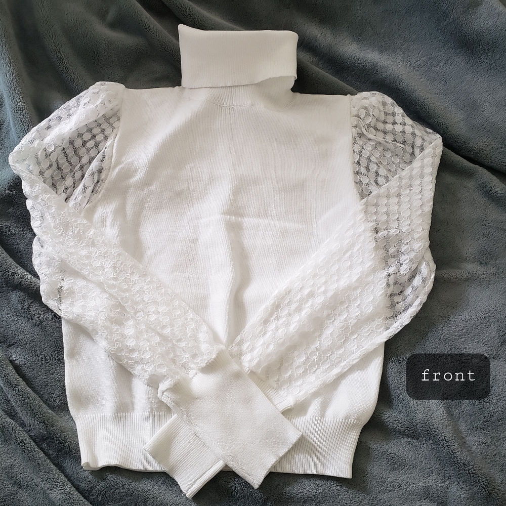White Turtleneck
